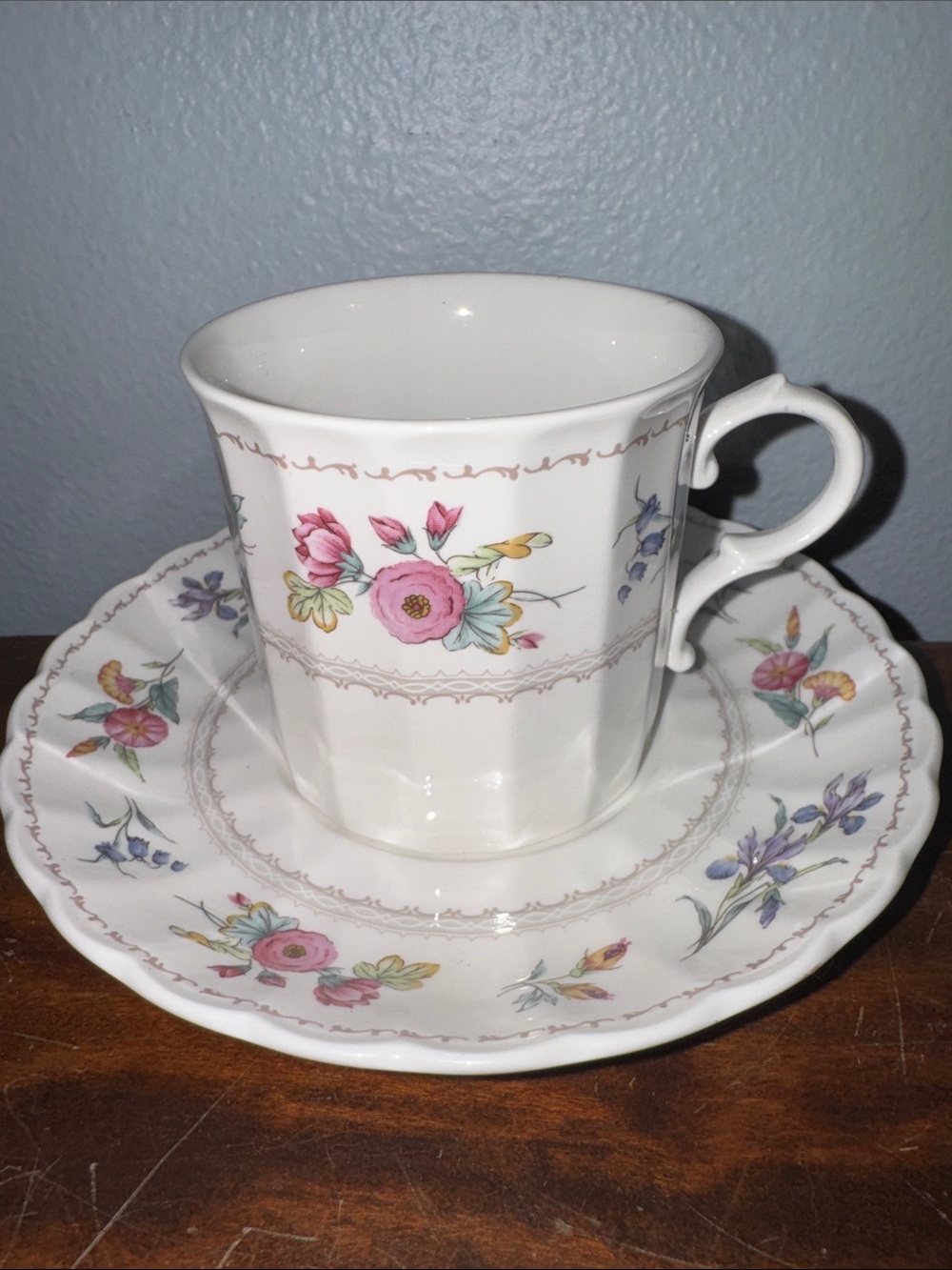 Mikasa Maxima Brywood (CAJ04) Tea Cup/Saucer Set Fine China Japan
